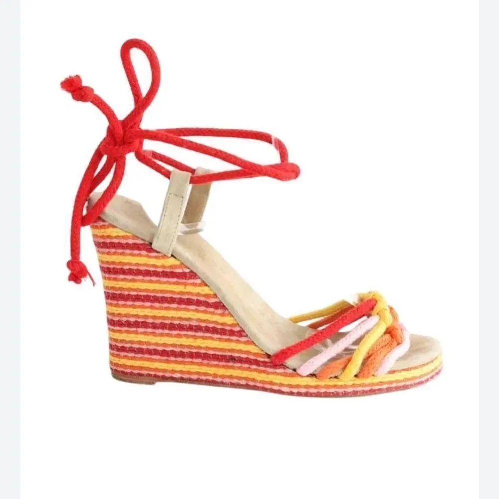 Marc Jacobs Multicolor Espadrille Wedge Sandals